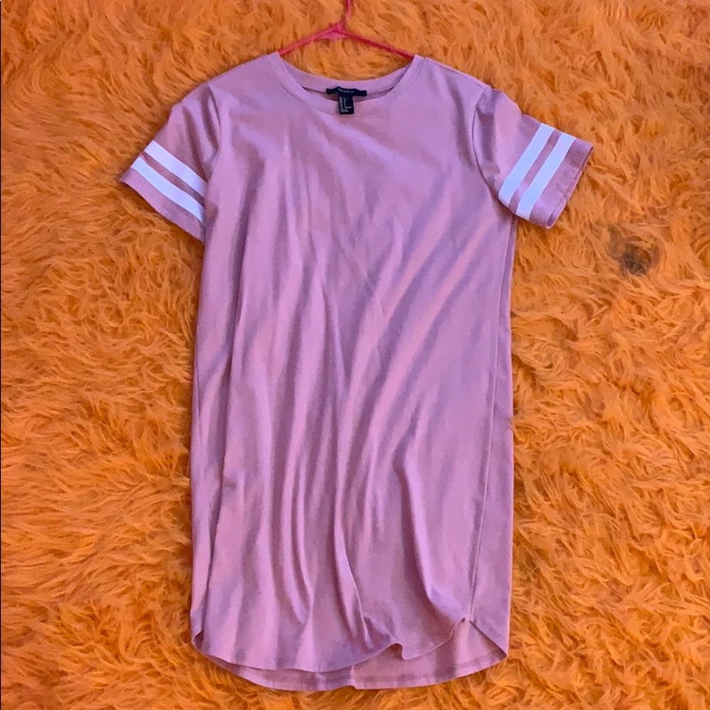 Light pink forever 21 T-shirt dress
